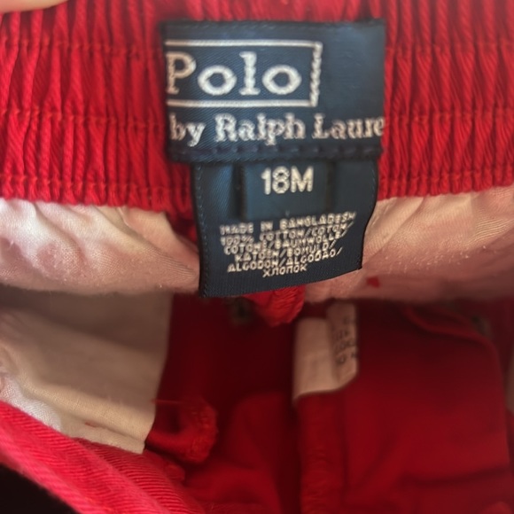 Polo by Ralph Lauren Red Kids Shorts - Picture 4 of 6